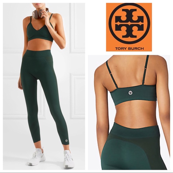 emerald green sports bra
